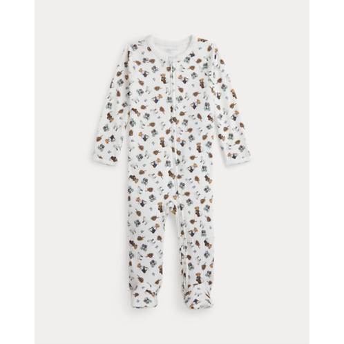 Polo Ralph Lauren Polo Bear Cotton Footed Coverall