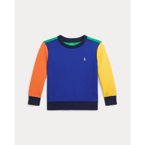 Polo Ralph Lauren Color-Blocked Double-Knit Sweatshirt