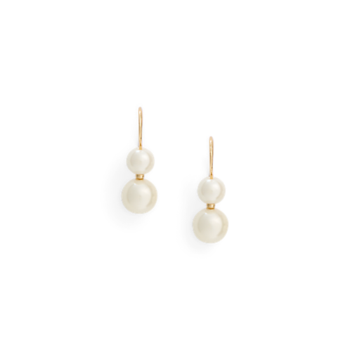 Polo Ralph Lauren Gold-Plated Faux-Pearl Earrings