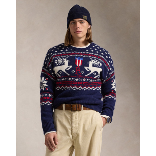 Polo Ralph Lauren Reindeer-Patterned Wool Sweater