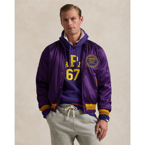 Polo Ralph Lauren Satin Varsity-Inspired Jacket