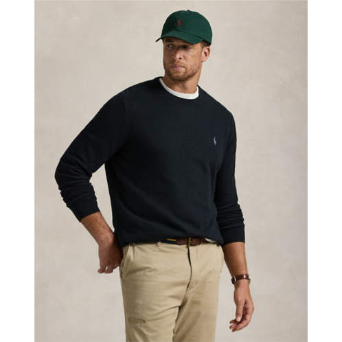 Polo Ralph Lauren Mesh-Knit Cotton Crewneck Sweater