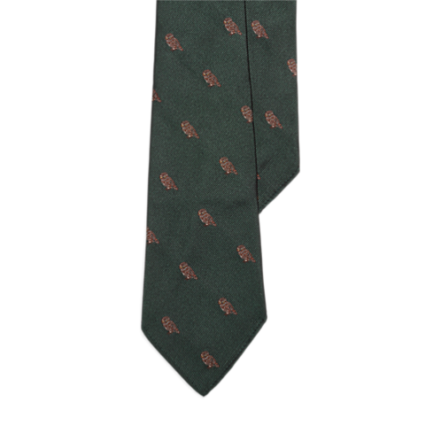 Polo Ralph Lauren Vintage-Inspired Owl Silk Repp Tie