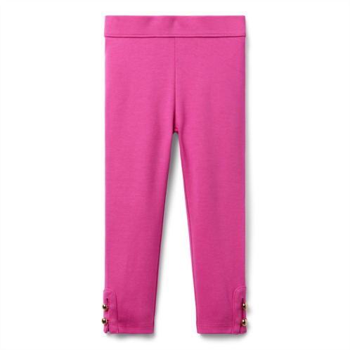 Janie and Jack Button Cuff Ponte Pant