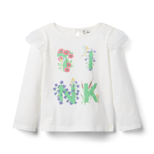 Janie and Jack Disney Tinker Bell Ruffle Tee