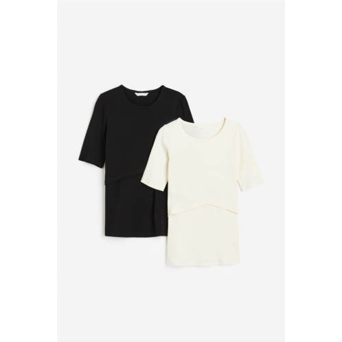 H&M MAMA Before & After 2-pack Maternity/nursing Tops