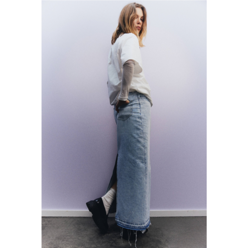 H&M Denim Maxi Skirt