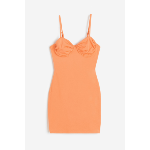 H&M Jersey Bustier-style Dress