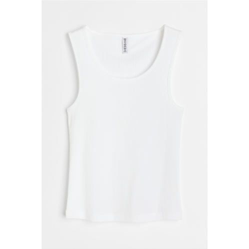 H&M Ribbed Cotton Tank Top