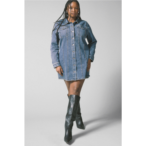 H&M Cotton Denim Dress