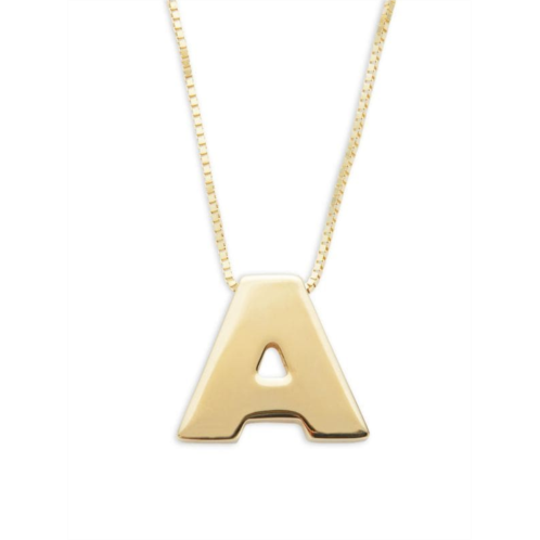 Saks Fifth Avenue Initial 14K Yellow Gold Necklace