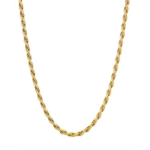 Saks Fifth Avenue Basic 18K Goldplated Sterling Silver Rope Necklace