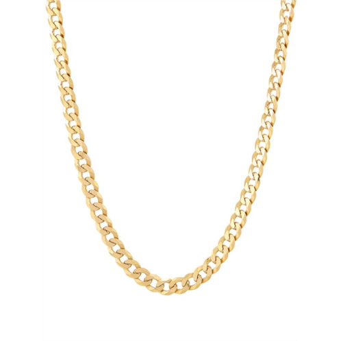 Saks Fifth Avenue Basic 18K Goldplated Sterling Silver Curb Chain Necklace/18