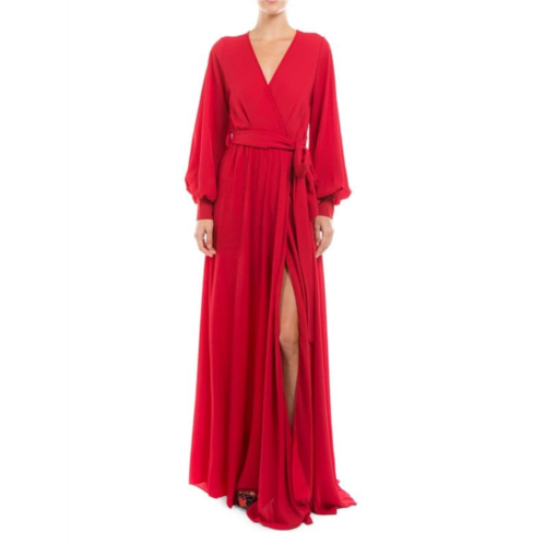 MEGHAN LA Venus Belted Maxi Dress