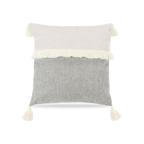 Safavieh Demli Colorblock Fringed Throw Pillow