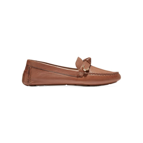 Cole Haan Evelyn Bow Leather Driving Loafers