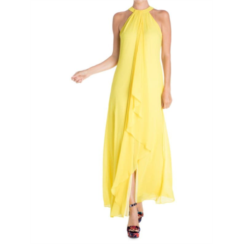 MEGHAN LA Aphrodite Halter Maxi Dress