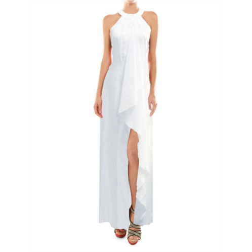 MEGHAN LA Aphrodite Front-Slit Maxi Dress