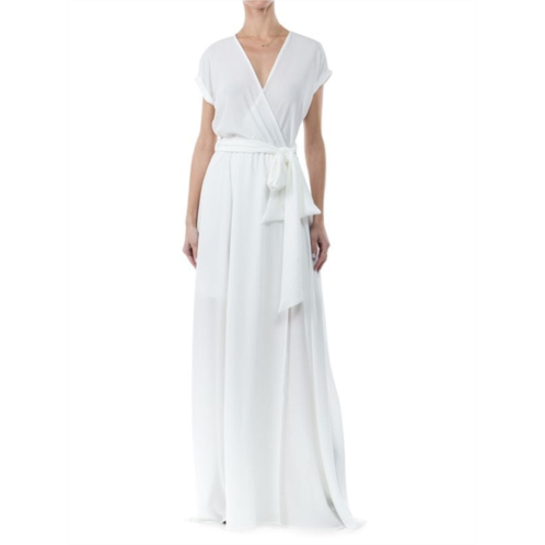 MEGHAN LA Jasmine Wrap Maxi Dress