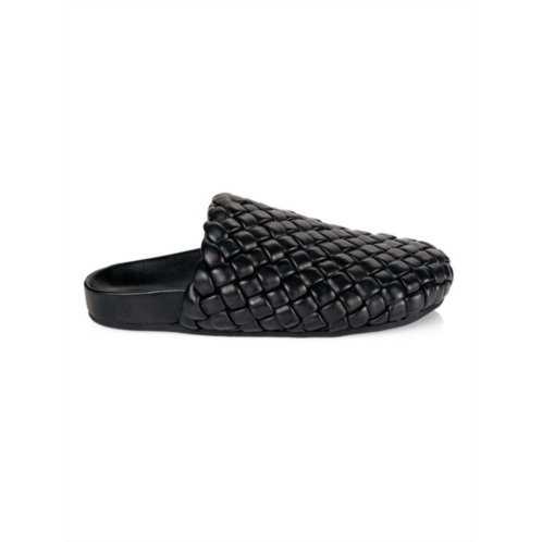 Loeffler Randall Levi Woven Leather Clogs