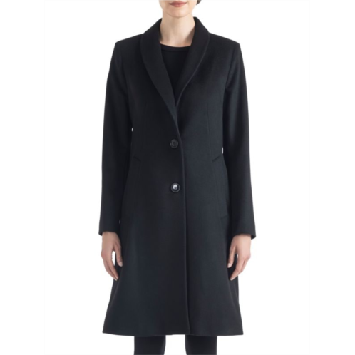 Sofia Cashmere Shawl Collar Wool & Cashmere Coat