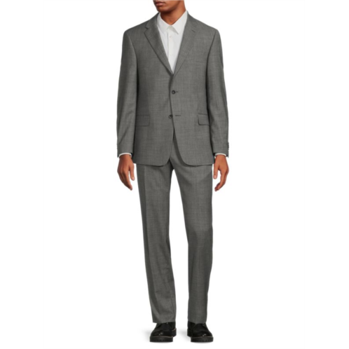 Tommy Hilfiger Pattern Wool Blend Suit