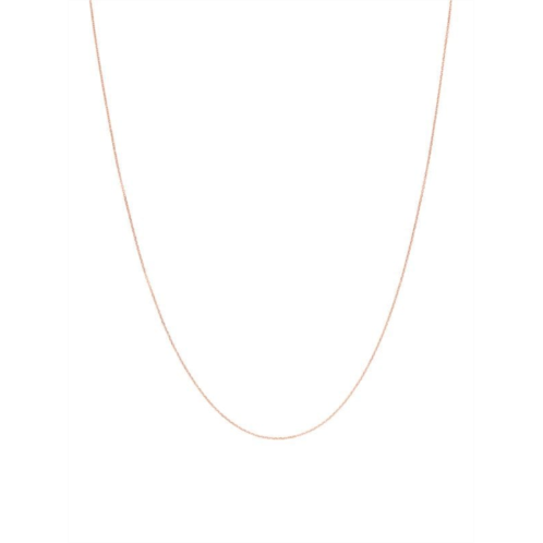 Saks Fifth Avenue Build Your Own Collection 14K Rose Gold Diamond Cut Cable Chain Necklace