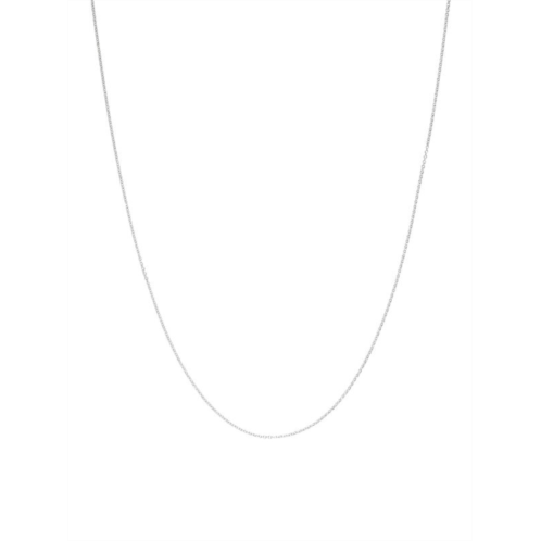 Saks Fifth Avenue Build Your Own Collection 14K White Gold Oval Cable Chain Necklace