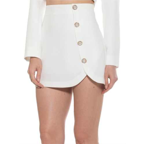 Alexia Admor Bonne Asymmetric Mini Skirt