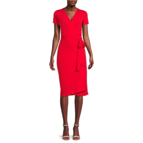 Renee C. Jersey Wrap Dress