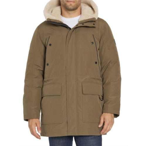 Sam Edelman Faux Shearling Hooded Parka