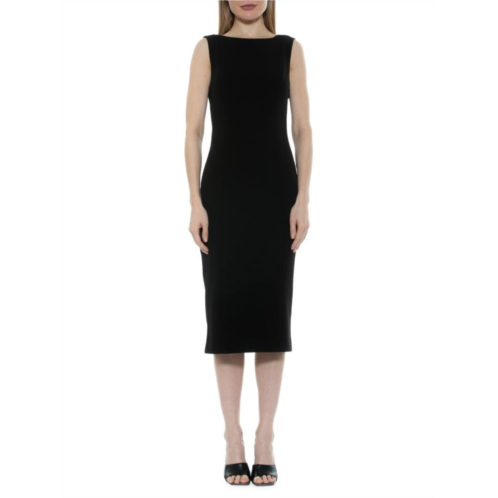 Alexia Admor Penny Boatneck Midaxi Sheath Dress