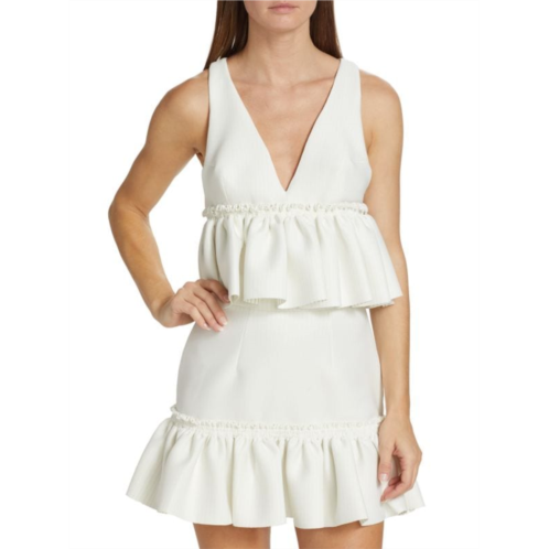 Kimberly Goldson Jah Sleeveless Peplum Top