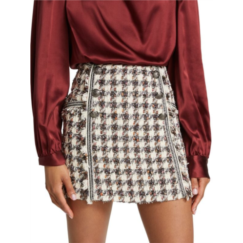 Veronica Beard Starck Tweed Mini Skirt