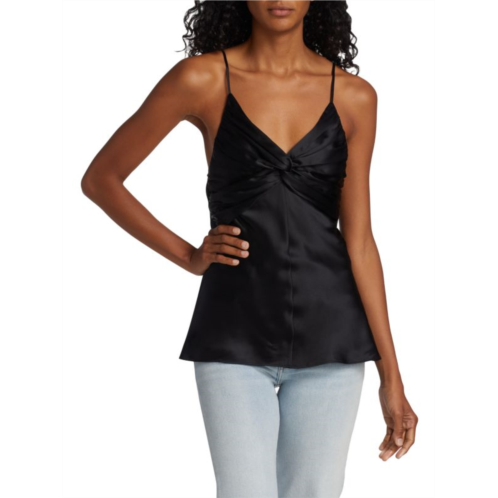 Tove Naomi Twisted Silk Cami Top