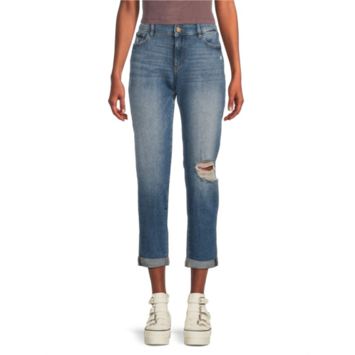 DL1961 Riley Cropped Boyfriend Jeans