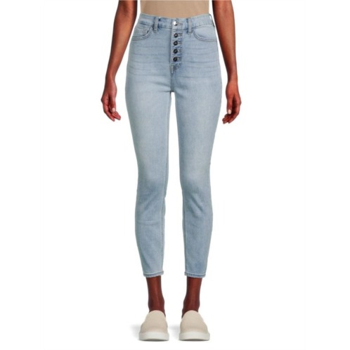 Jen7 High Rise Skinny Ankle Jeans