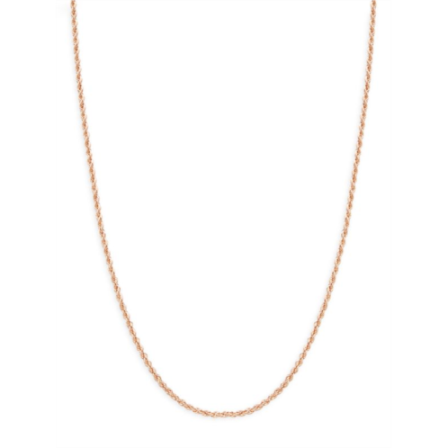 EF Collection 14K Rose Gold Twist Chain Necklace/16