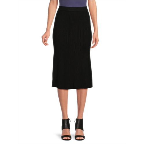 Saks Fifth Avenue Ribbed Midi Skirt