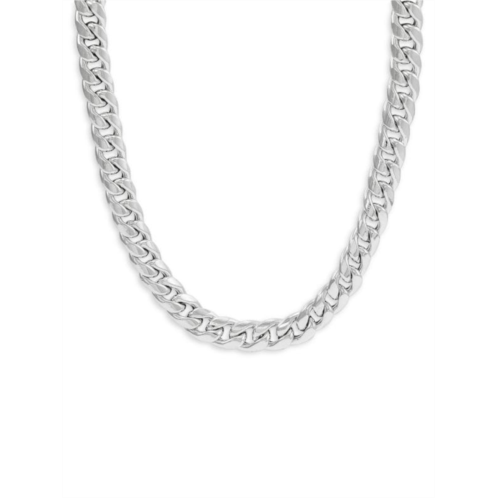 Saks Fifth Avenue Made in Italy Sterling Silver 16.5 Curb Chain Necklace