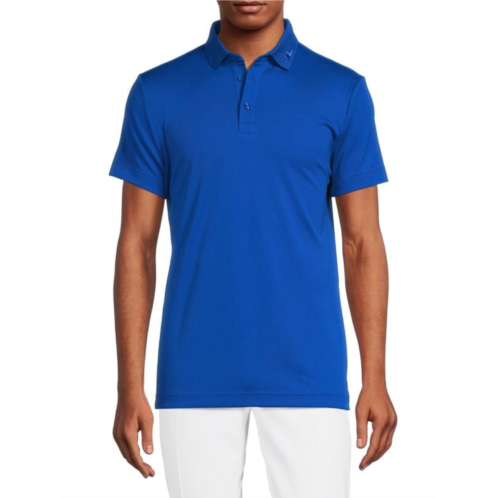 J.Lindeberg Logo Tech Golf Polo