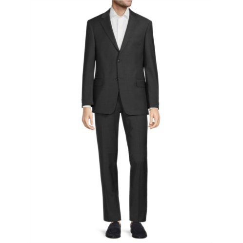 Tommy Hilfiger Regular Fit Textured Wool Blend Suit