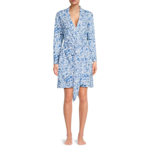 Hill House Home Drew Print Belted Robe