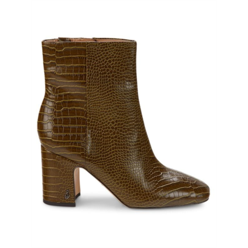 Sam Edelman Fawn Faux Animal Skin Booties