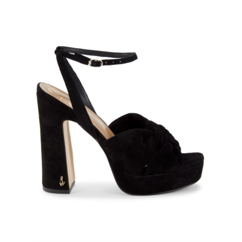 Sam Edelman Kristen Knotted Strap Suede Sandals