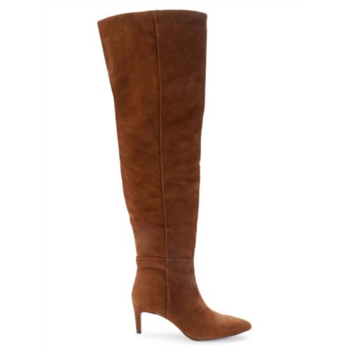 Sam Edelman Ursula Suede Heel Knee Boots