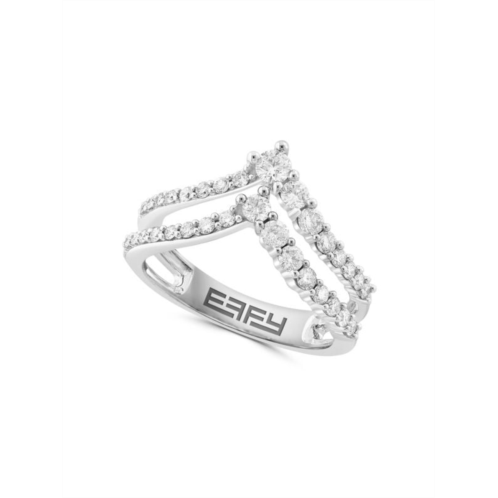 Effy 14K White Gold & 0.74 TCW Diamond Ring