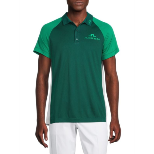 J.Lindeberg Lars Colorblock Golf Polo