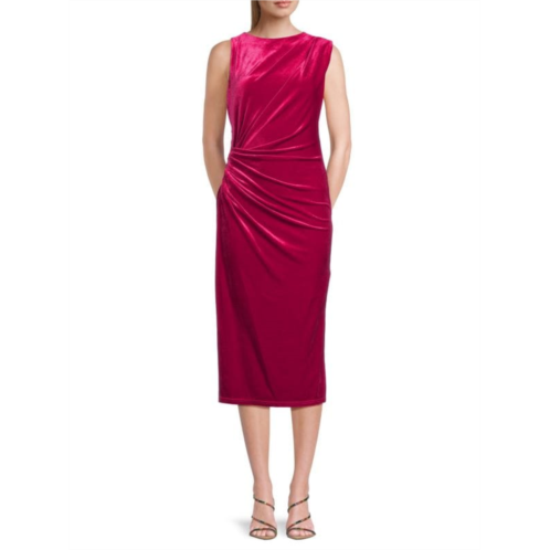 Sam Edelman Ruched Velvet Dress