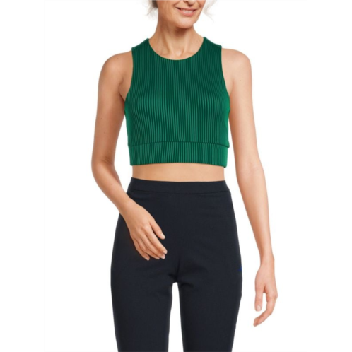 J.Lindeberg Penelope Ribbed Active Crop Tank Top